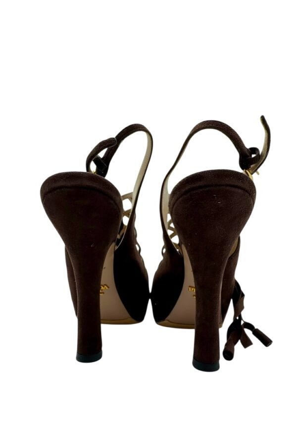 PRADA - PEEP TOE SLINGBACK - Image 7